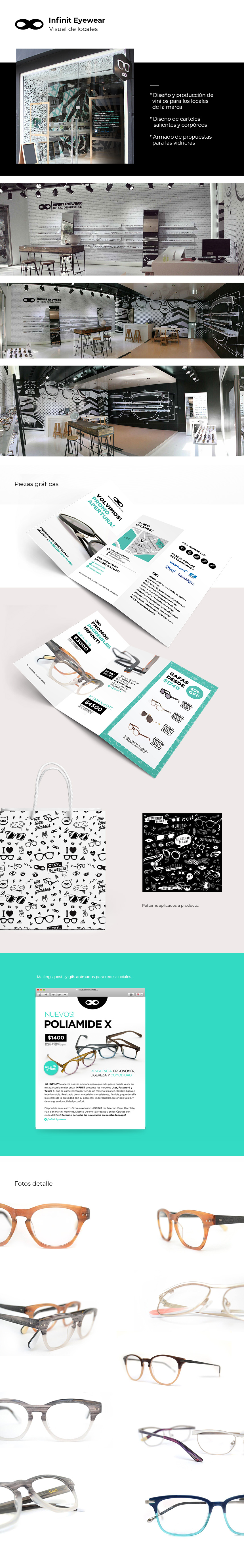 Piezas gráficas para INFINIT Eyewear